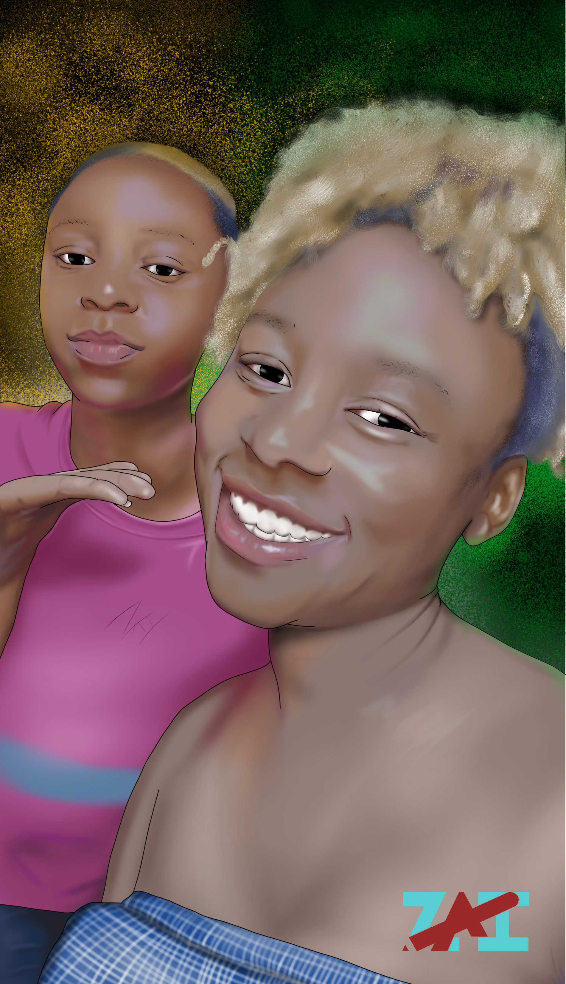 Digital Art - The Twins
